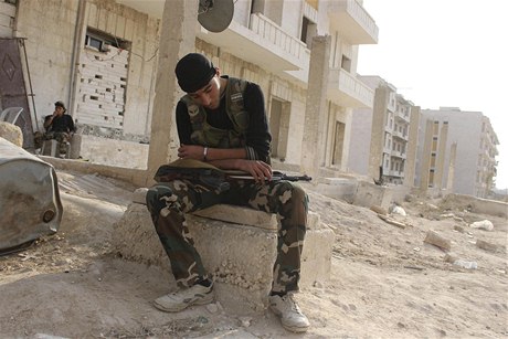Bojovníci v Sýrii (ilustraní fotografie)