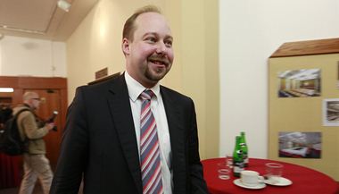 Jeroným Tejc na jednání Ústředního výkonného výboru ČSSD.