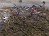 Následky tajfunu Haiyan v pístavním mst Hernani 