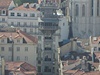 Výhled na centrum Liasabonu z hradu Svatého Jií
