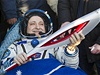 Kosmonaut Fyodor Yurchikhin, který z kosmické stanice vrátil olympijskou pochode na Zem.