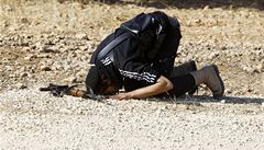 Aleppo, modlitba písluníka brigády Tavhíd