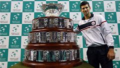 Novak Djokovi� u "salátové mísy".