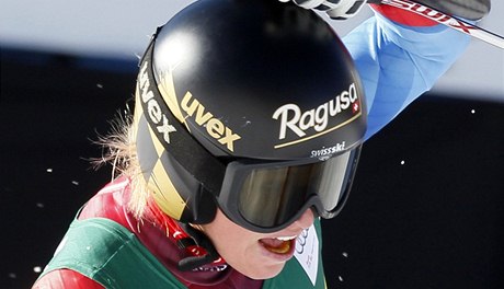 Švýcarská lyžařka Lara Gutová