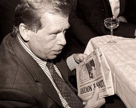 Václav Havel a Lidové noviny.