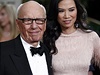 Rupert Murdoch s manelkou Wendi na rozdávání cen Golden Globe v roce 2012. 
