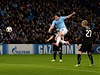 Fotbalista Manchesteru City Samir Nasri dává gól Plzni