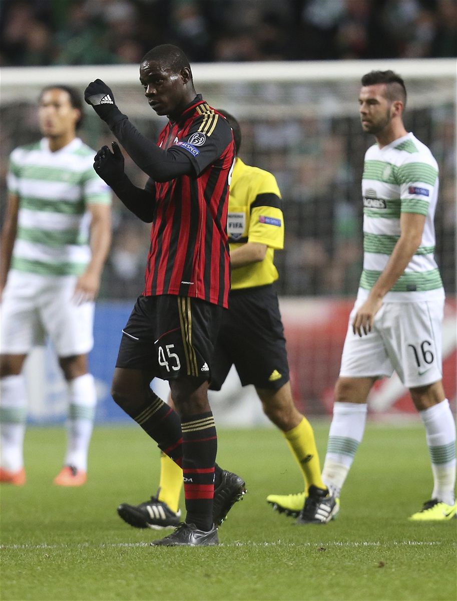 Fotbalista AC Milán Mario Balotelli