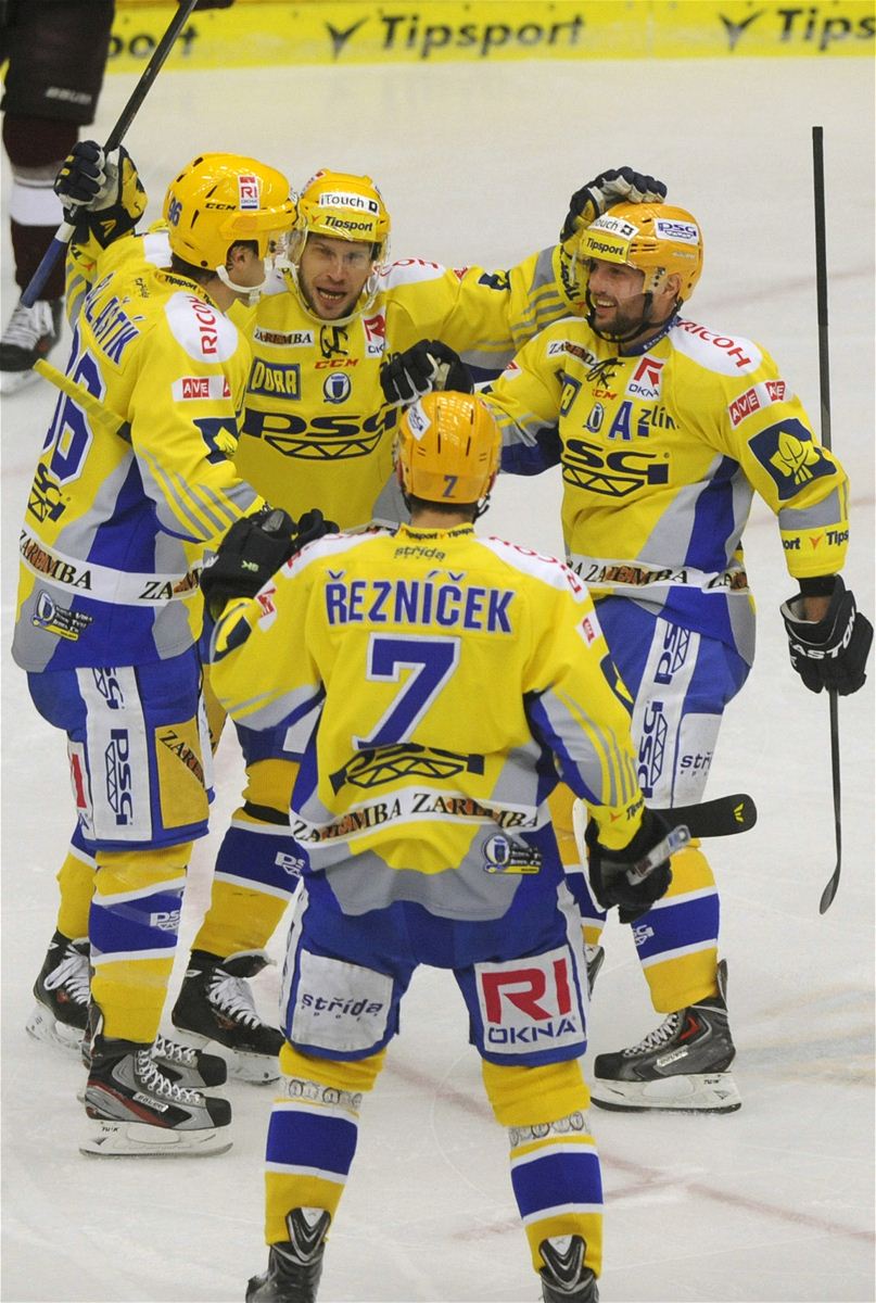 Radost hokejist� Zlína
