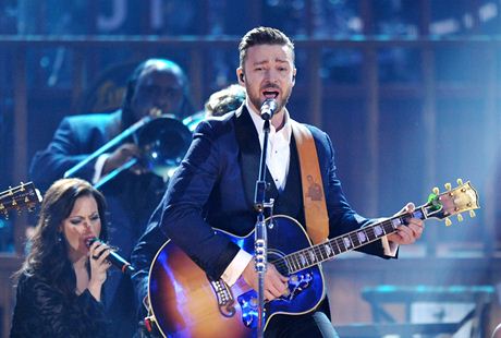 Justin Timberlake na slavnostním veeru American Music Awards