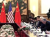 Jednání ínské a americké strany v Pekingu