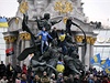Tisíce nespokojených Ukrajinc protestují proti rozhodnutí prezidenta Janukovye nepodepsat asocianí dohodu s EU 