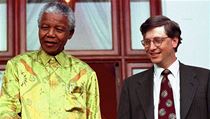Nelson Mandela a Bill Gates (1997)