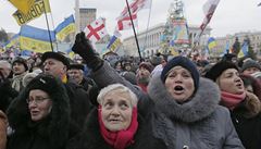 Pokud zemi zaprod, zaije lidov hnv, hroz opozice Janukovyovi
