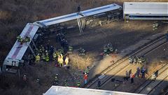 Podle ernch sknk vjel vlak v New Yorku do zatky pli rychle