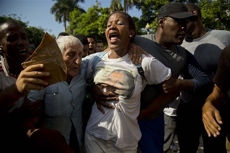 Kubánská policie zasahuje proti opoziním demonstrantm