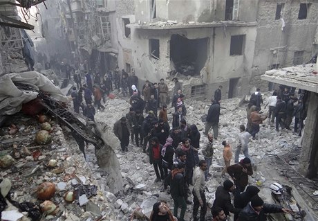 Válka v syrském Aleppu