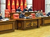 Kim ong-un (uprosted) na zasedání politbyra