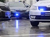 Dopravní policie pevzala v Mladé Boleslavi od automobilky koda Auto sedm nových voz koda Superb.
