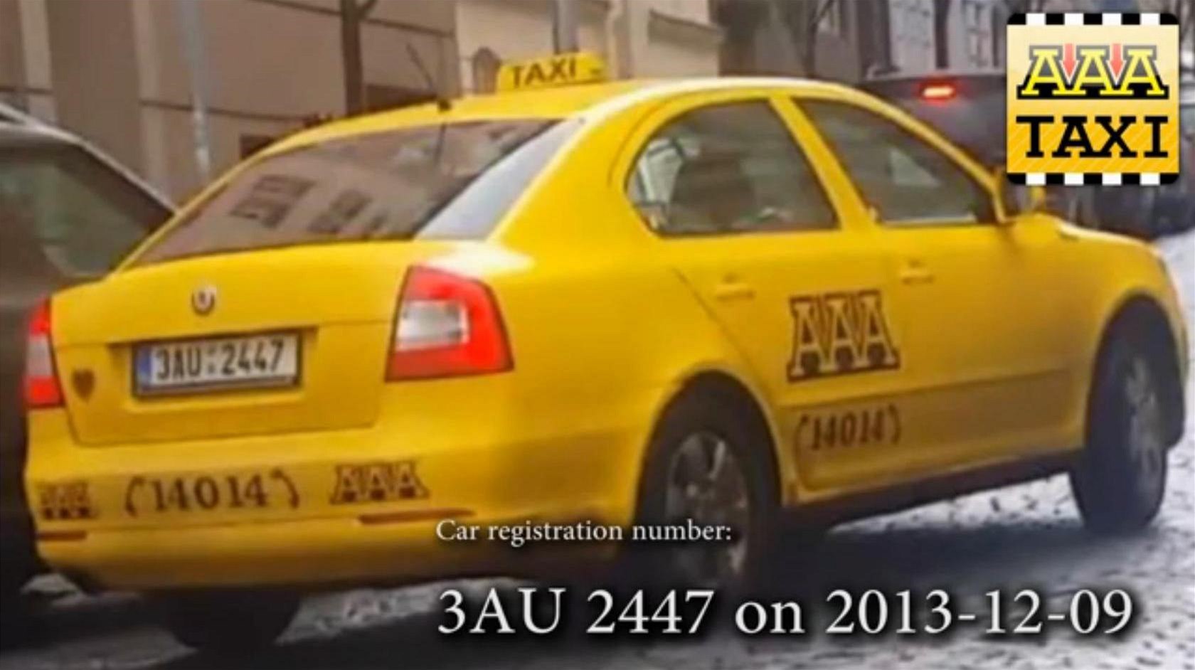 Taxi, jeho� �idi� podle �védského turisty pou�íval tzv. turbo taxametr