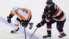 Vorek ukonil sv steleck trpen v NHL. Flyers zskali bod