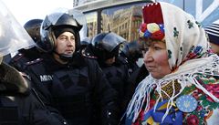 Nechceme být přívěskem Evropy, znělo v Kyjevě na provládní demonstraci