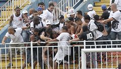 Brutln bitka fanouk v Brazlii. Klubm hroz extrmn tresty