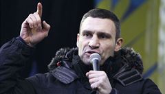 Janukovy ustoupil, ale ukrajinsk opozici to nesta. d demisi
