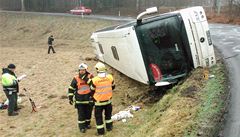 U Osené na Liberecku havaroval autobus