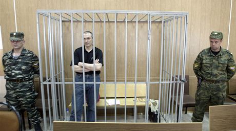 Michail Chodorkovskij u soudu 