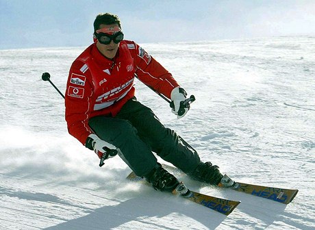 Michael Schumacher je dlouhodobě vášnivým lyžařem