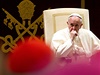 Pape Frantiek na zasedn msk kurie prohlsil, e lenov tohoto administrativnho veden Vatiknu by mli bt "pokorn odbornci" a "svdomit odprci klep". 