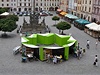 VEEJNÝ PROSTOR: Zelené trhy, Edit!. První trhy mli archtekti pipravené u v roce 2012, letos byly stánky vybrány mezi deset nejlepích projekt v rámci Urban Intervention Award Berlin.