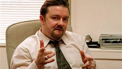 Ricky Gervais jako éf kanceláe David Brent.
