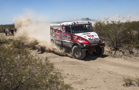 Ale Loprais na Rallye Dakar.