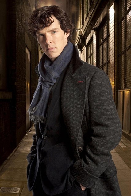 Benedicta Cumberbatch jako Sherlock Holmes