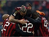 Radost fotbalist AC Milan.
