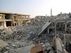 Rozbombardované msto Duma u Damaku