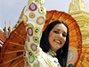 Miss Venezuela 2004 Monica Spearová v Bangkoku.