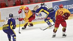 Viktor Uj�ík b�hem posledního utkání kariéry proti �umperku