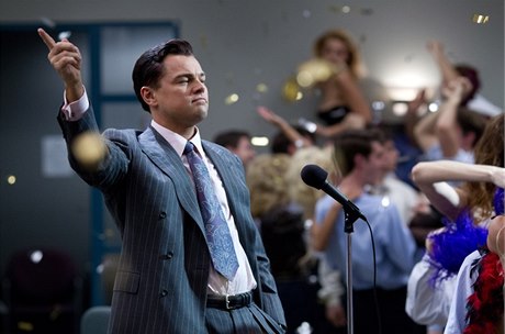 Leonardo Di Caprio ve filmu Vlk z Wall Street