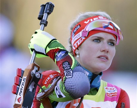 eská biatlonistka Gabriela Soukalová triumfovala v Ruhpoldingu