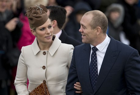 Zara Tindall a její mu Mike Tindall