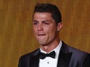 Cristiano Ronaldo na pedávání Zlatého míe za rok 2013