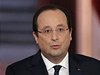 Prezident Francie Francoise Hollande na úterní tiskové konferenci.