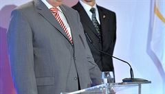 Prezident Milo� Zeman (vlevo) se 16. ledna v Praze setkal se zástupci �eského...