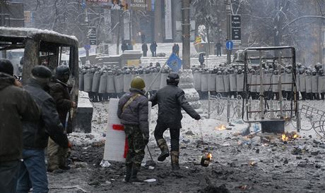 Centrum Kyjeva se promnilo v bojit.