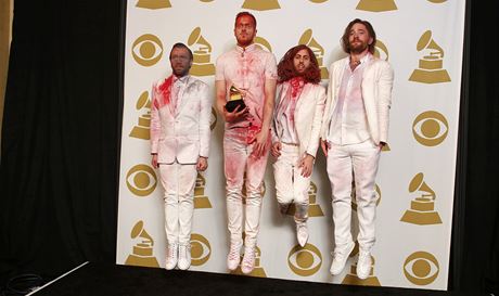 Rocková kapela Imagine Dragons s cenou Grammy 