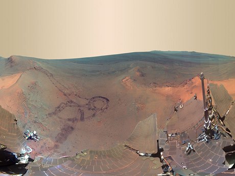 Povrch Marsu (ilustraní foto).