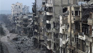 Zkza v syrskm mst Homs.